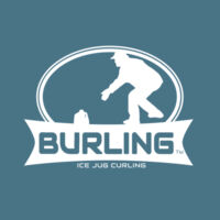 Burling Logo Wht - Sponge Fleece hoodie Design