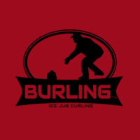 Burling Logo Blk - Sponge Fleece Hoodie Design